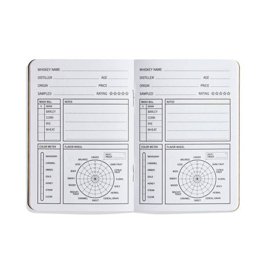 33 Books USA – Bourbon Tasting Journal – Pocket Size – Gift for Enthusiasts - Mood4whisky