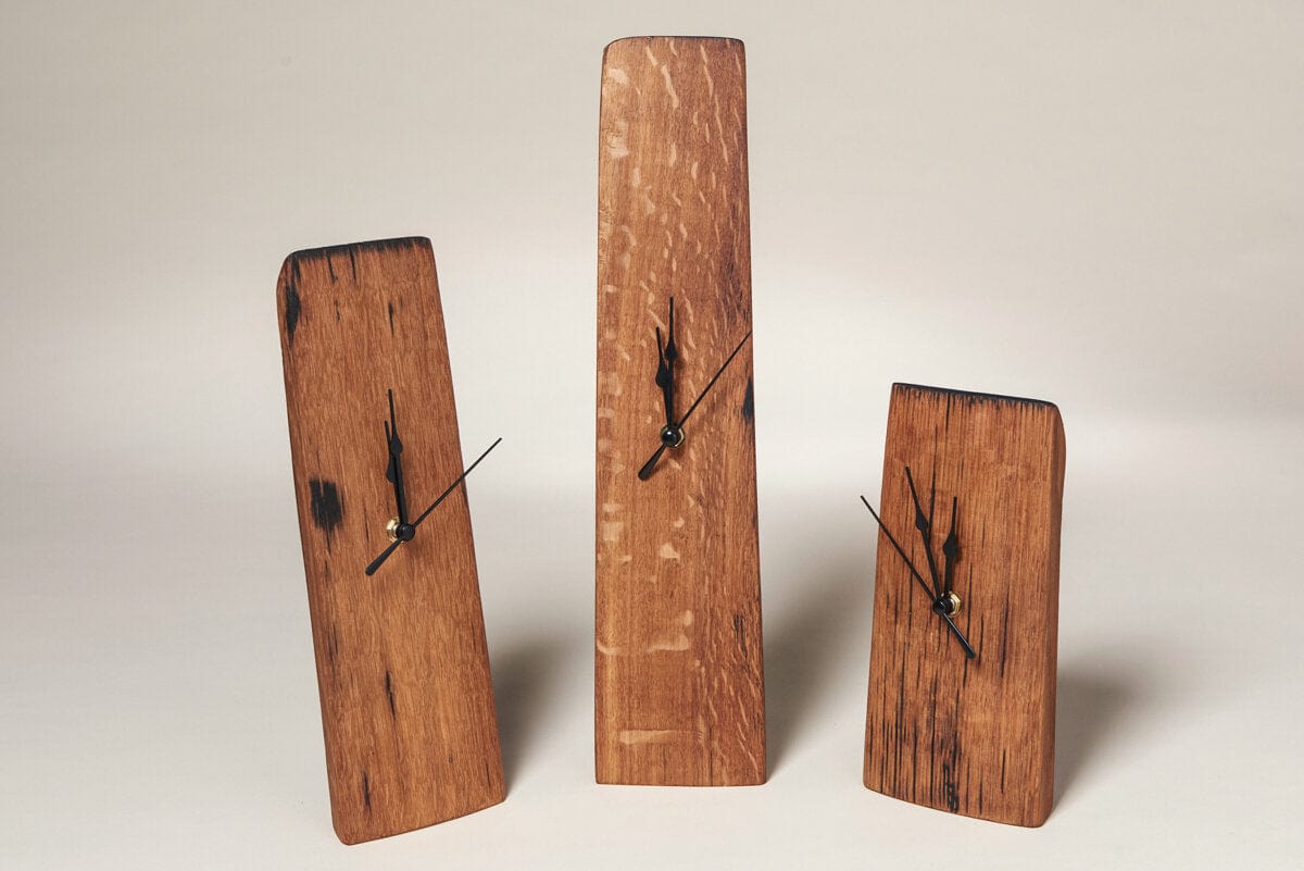 Darach – Clock – Handmade – Old Whisky Barrels – Small - Mood4whisky