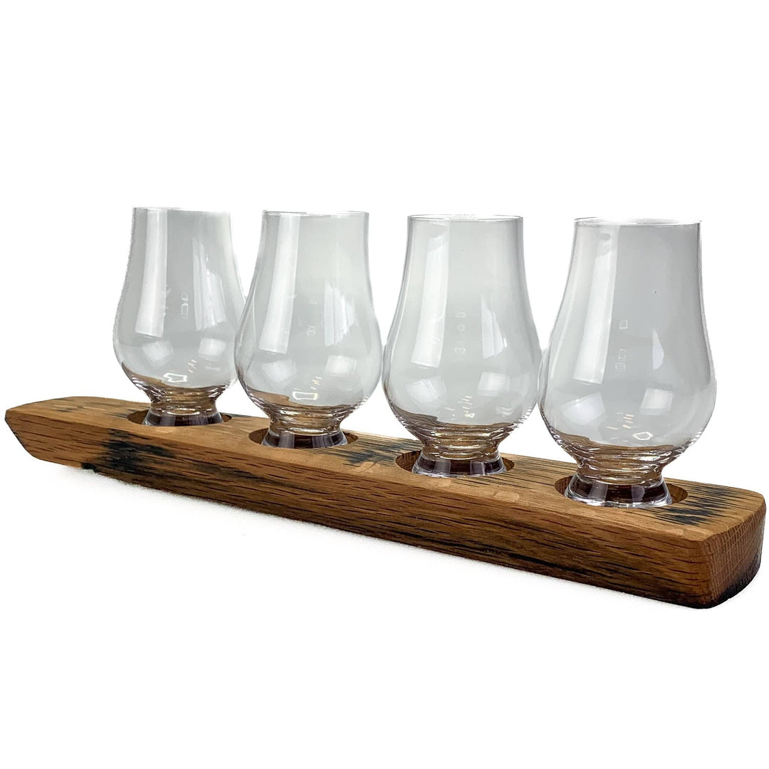 Darach – Glass Holder – Handmade – Includes 4 Glencairn Glasses - Mood4whisky