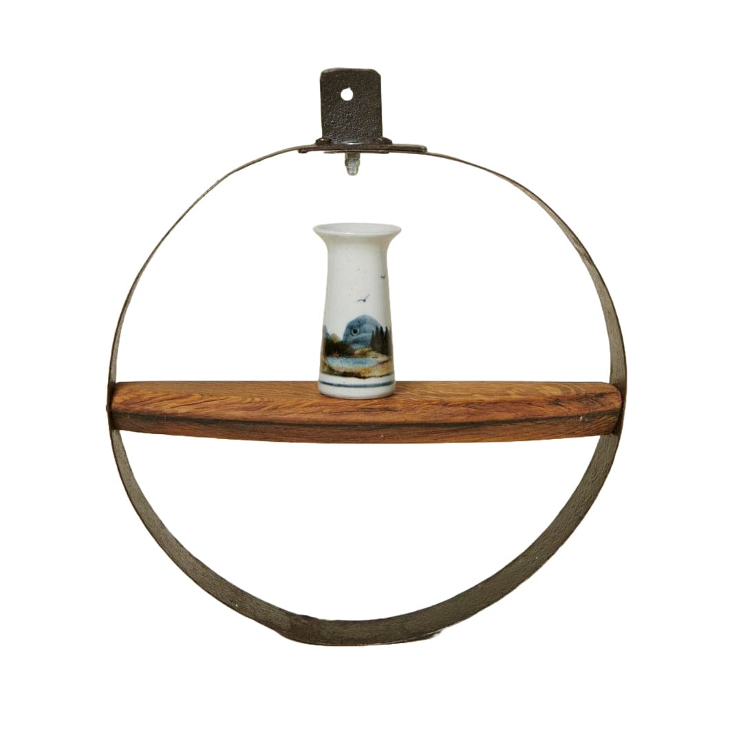 Darach – Shelf – Old Whisky Barrel – Handmade – 40 cm Diameter - Mood4whisky
