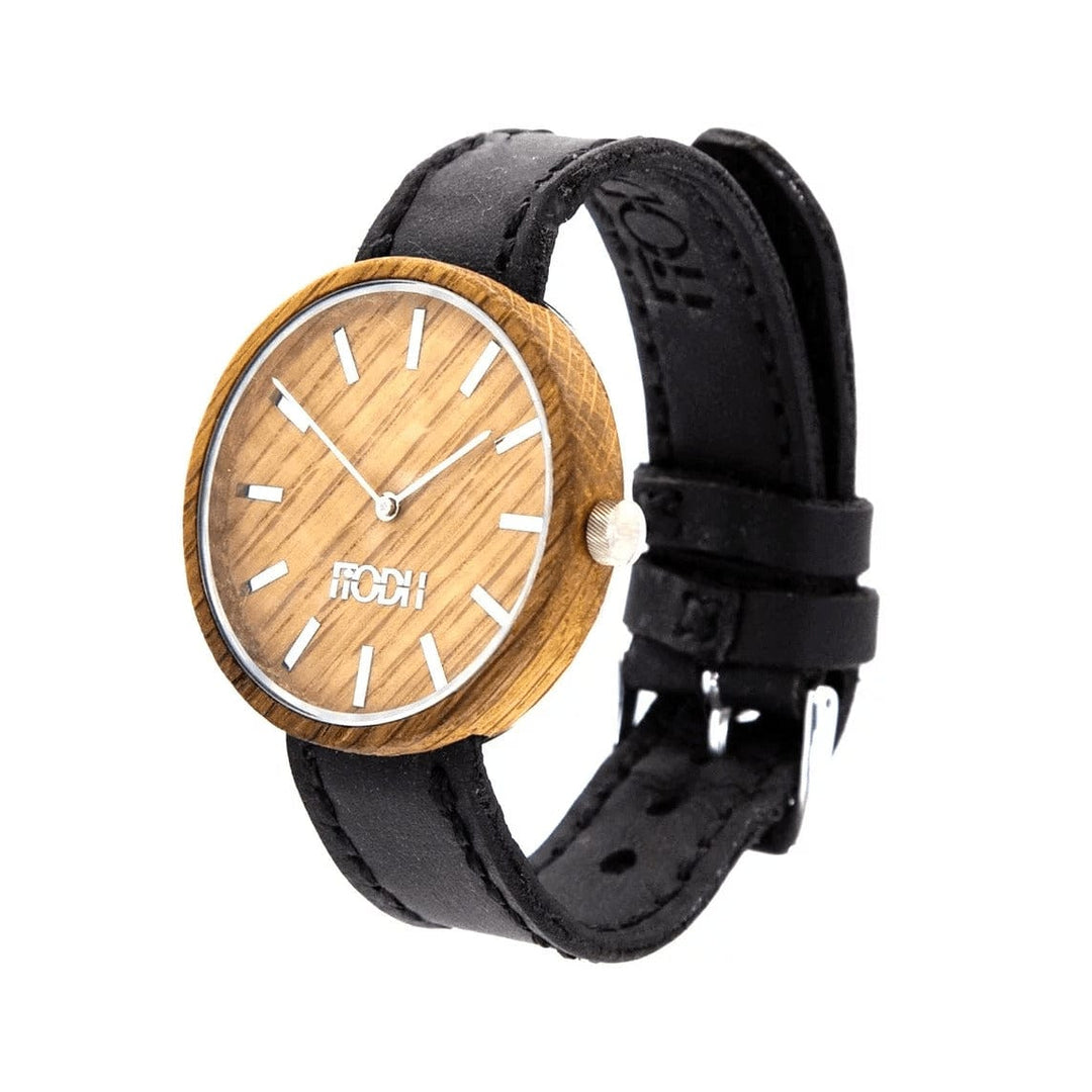 FIODH – Whisky Watch – Handmade Leather – Black Strap - Mood4whisky