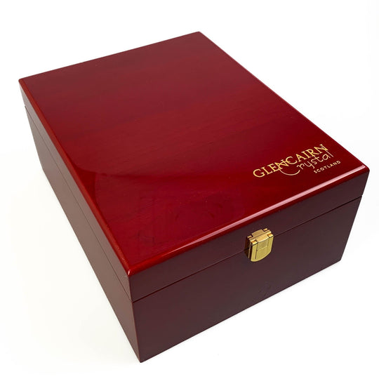 Glencairn – Decanter Gift Set – Crystal – Wooden Box – 3 Pieces - Mood4whisky
