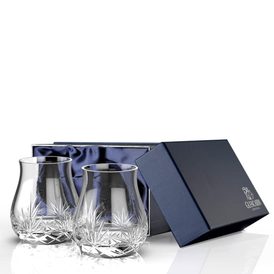 Glencairn – Glass Cut Mixer – Lead Crystal – Set of 2 - Mood4whisky