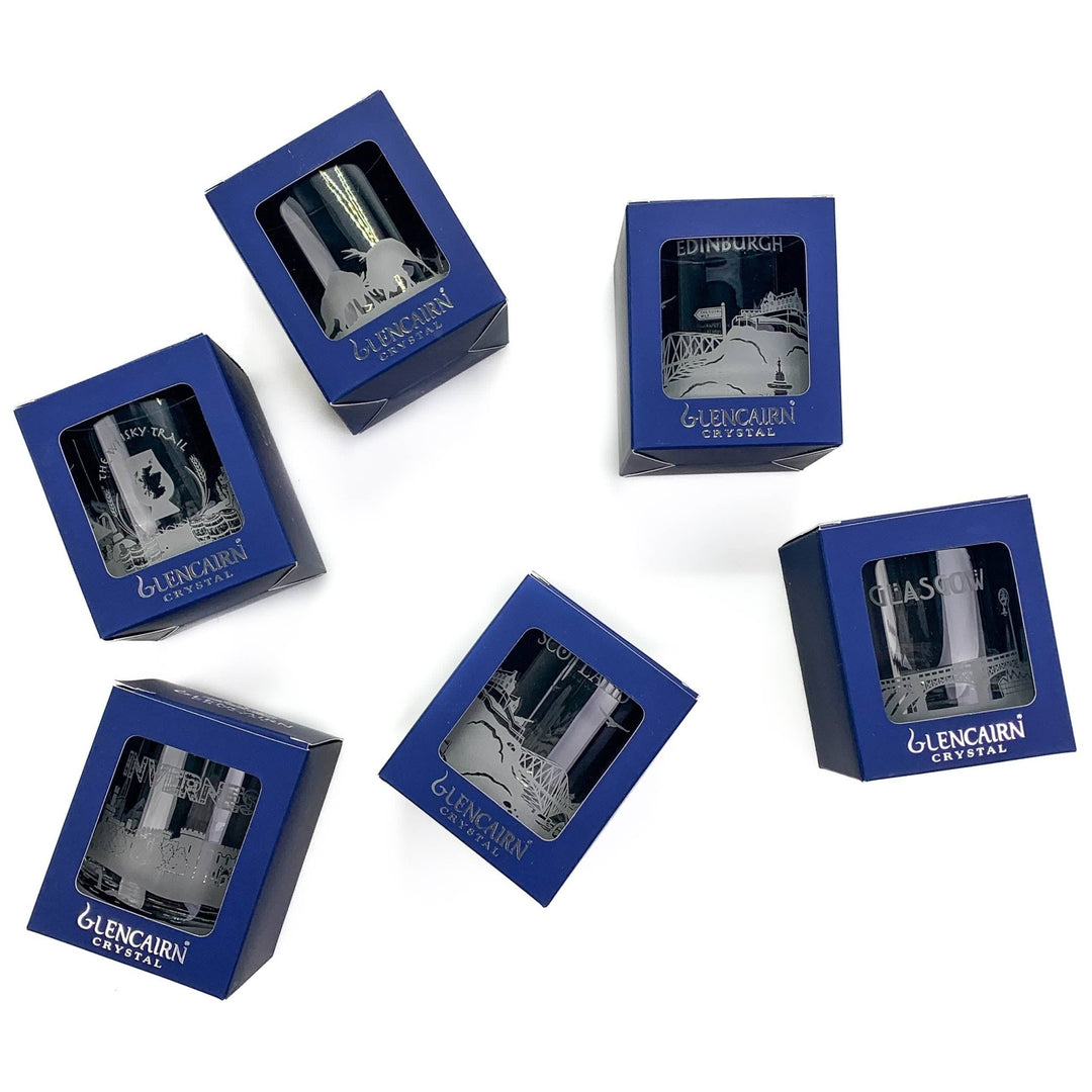 Glencairn – Skyline Tumbler – Engraved Crystal – Gift Box - Mood4whisky