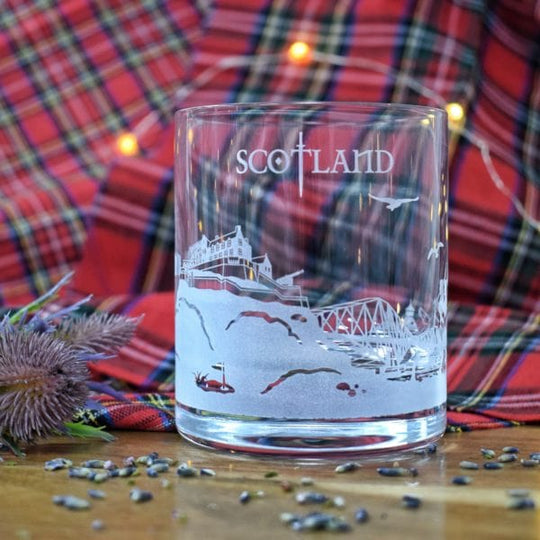 Glencairn – Skyline Whisky Tumbler – Engraved Crystal – 320 ml - Mood4whisky