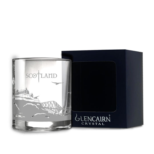 Glencairn – Skyline Whisky Tumbler – Engraved Crystal – 320 ml - Mood4whisky