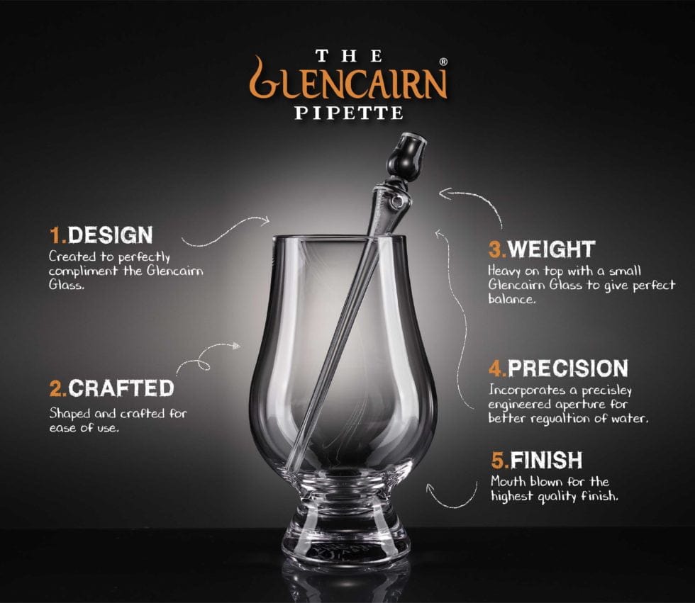 Glencairn – Whisky Pipette – Cosmetic Glass – Scotland - Mood4whisky