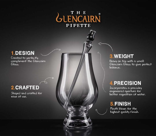 Glencairn – Whisky Pipette – Cosmetic Glass – Scotland - Mood4whisky