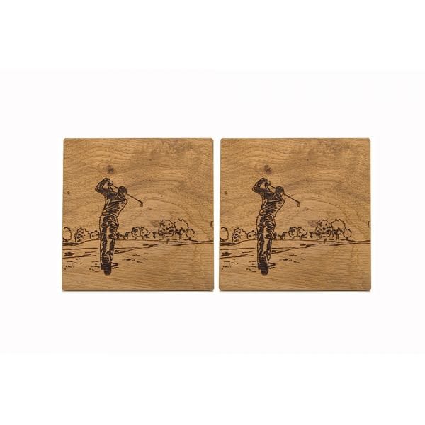 Highland Oak – Coasters – Scottish Oak – Set of 2 - Mood4whisky