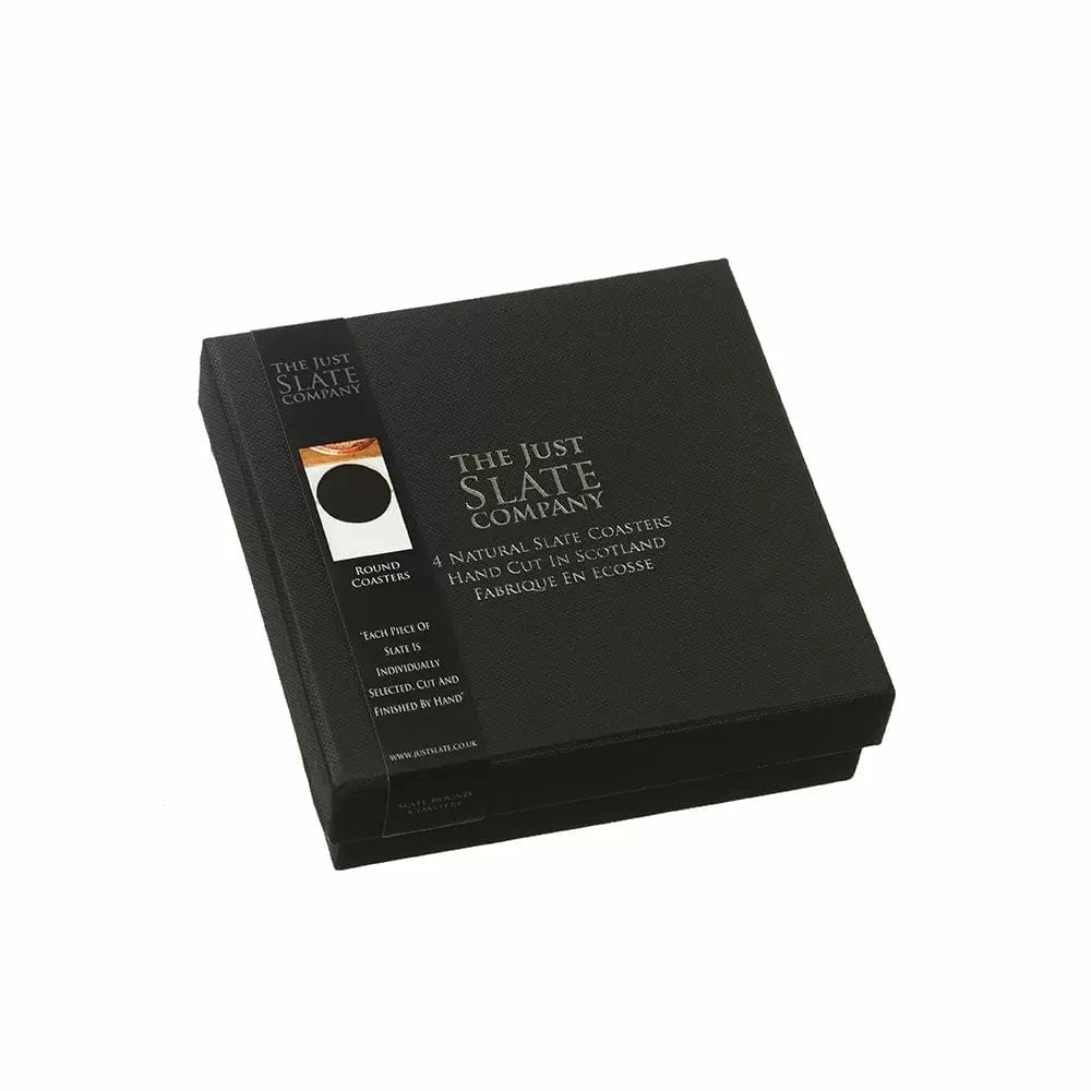 Just Slate Company – Coasters – Natural Slate – Set of 4 - Mood4whisky