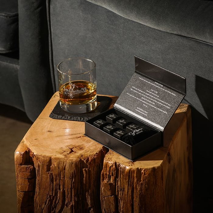Just Slate Company – Whisky Stones – Engraved Granite – Gift Set - Mood4whisky
