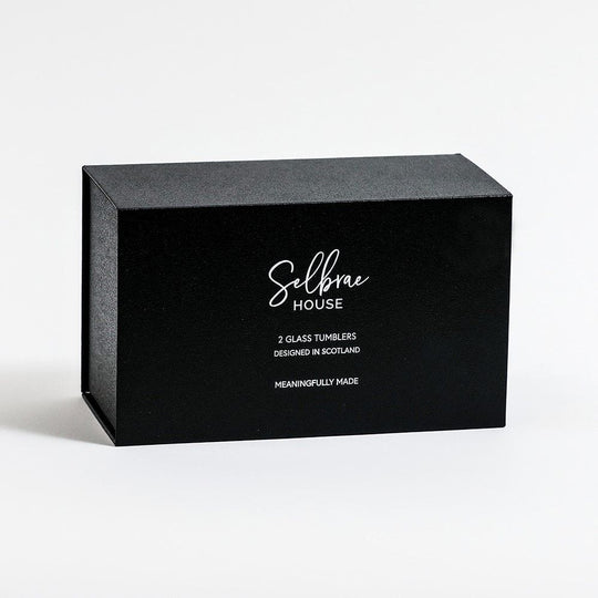 Just Slate – Whisky Tumblers – Engraved Highland Cow – Set of 2 - Mood4whisky