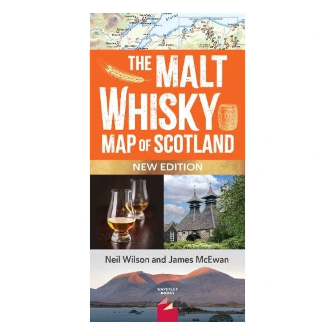 Malt Whisky Map – Illustrated Map – Scotland Distilleries – Gift for Enthusiasts - Mood4whisky
