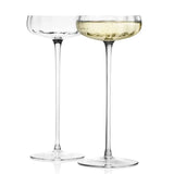 Cocktail- & Champagnerglas CG100 – 2er-Set – Handgefertigt – Amber Glass