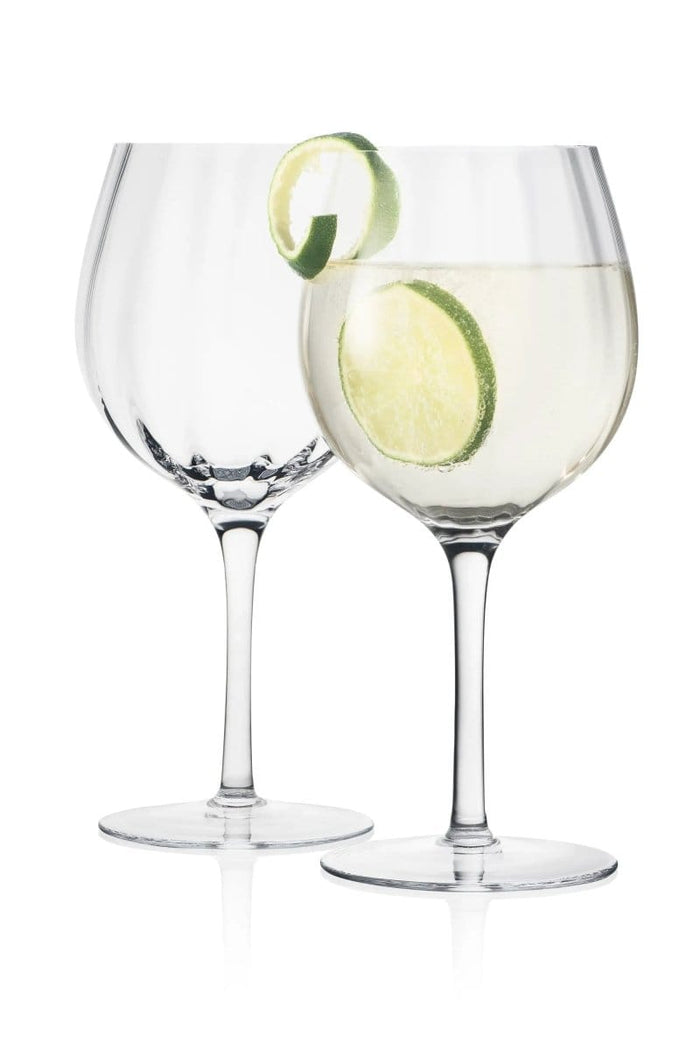 Cocktail & gin glass CG200 – Set of 2 – Handmade – Amber Glass
