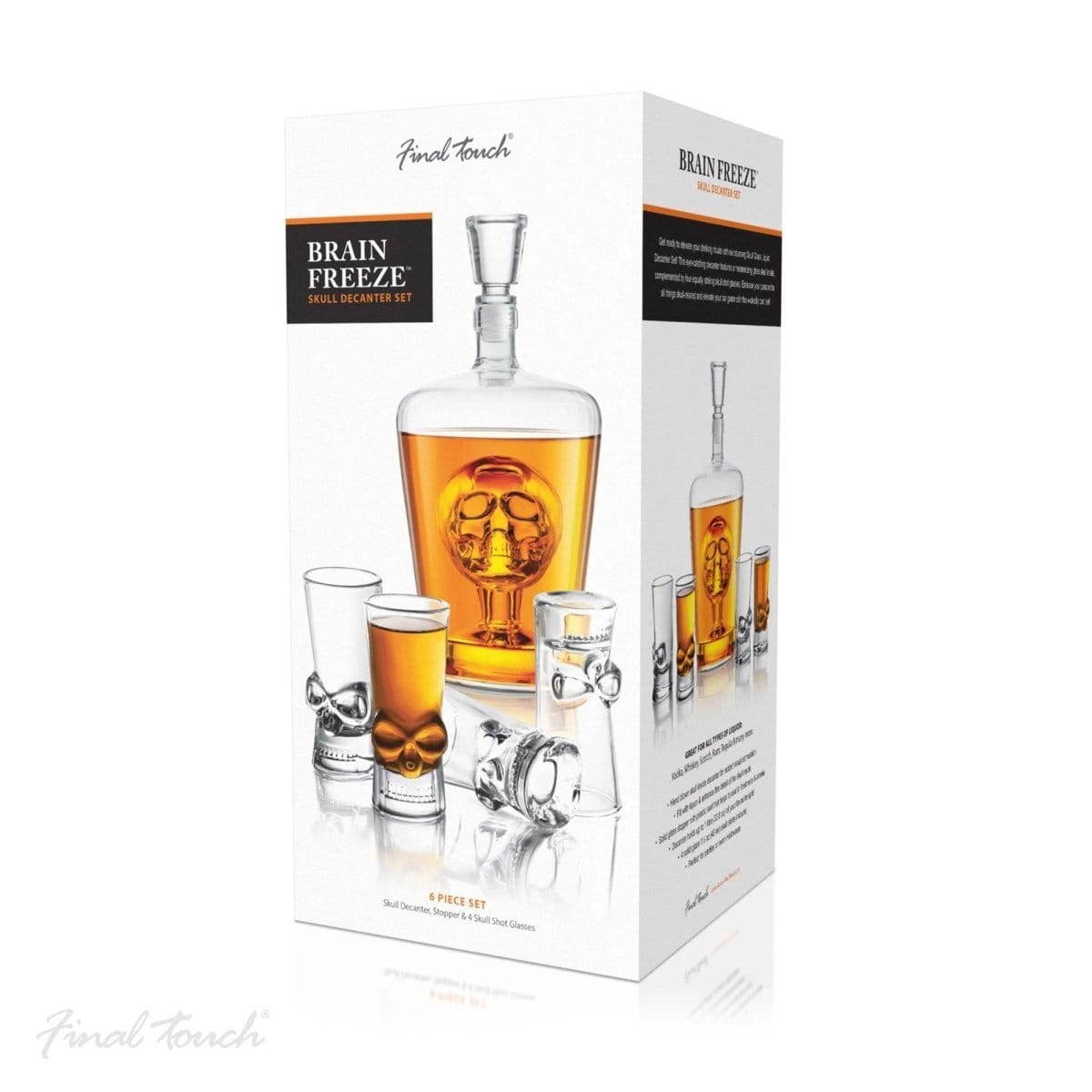 Exclusive Whisky Decanter with Glasses – Hand-Blown Skull Decanter – Final Touch – image 3