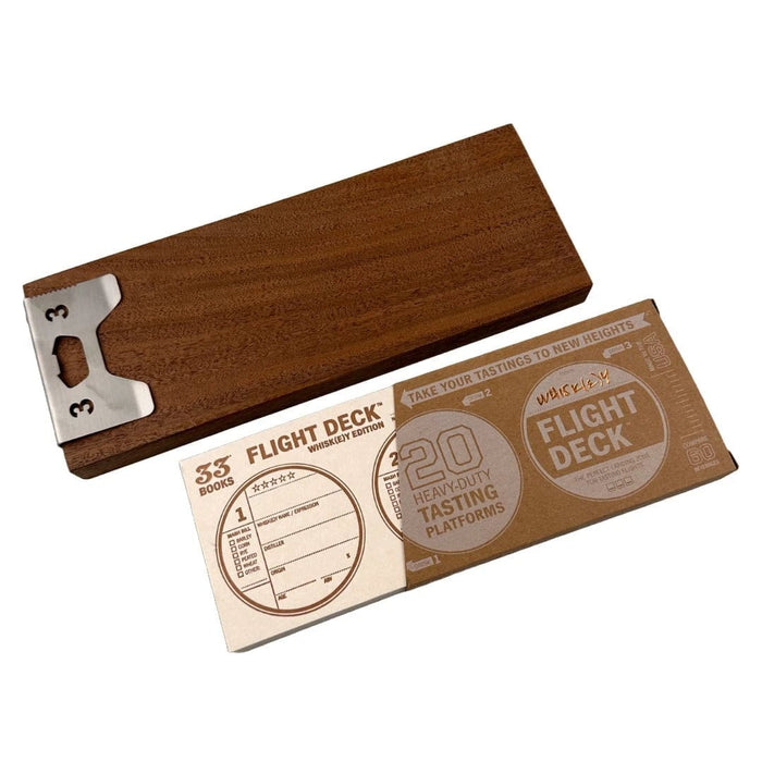 Flight Board Including Set of Whisky Tasting Cards – 33 Books USA
