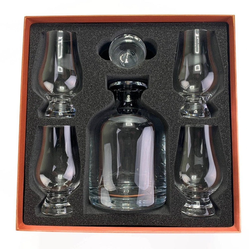 Geschenkset Karaffe Iona und 4 Whiskygläser – Geschenkverpackung – Glencairn Crystal Scotland – Bild 2
