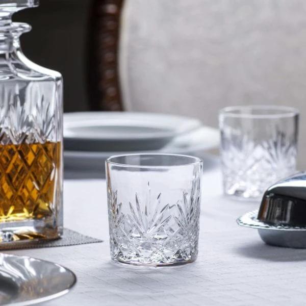 Geschenkset Skye mit Karaffe und 6 Skye-Whiskygläsern in Holz-Präsentationsbox – Bleikristall – Glencairn Crystal Scotland – Bild 3