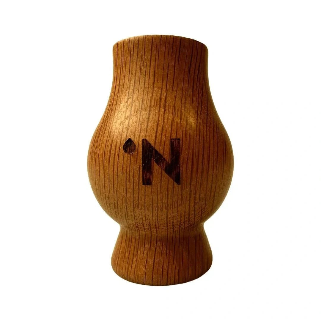 Handmade Oak Whisky Cup (50 ml) in Wooden Box