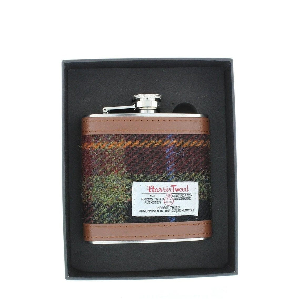 Heupfles bruin – Harris Tweed – Glen Appin of Scotland – afbeelding 2