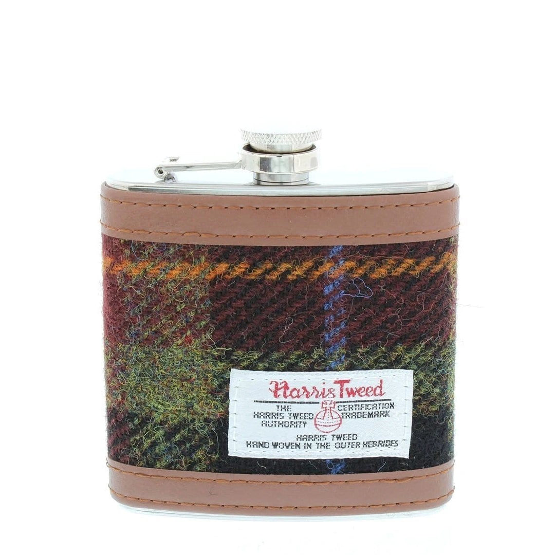 Heupfles bruin – Harris Tweed – Glen Appin of Scotland