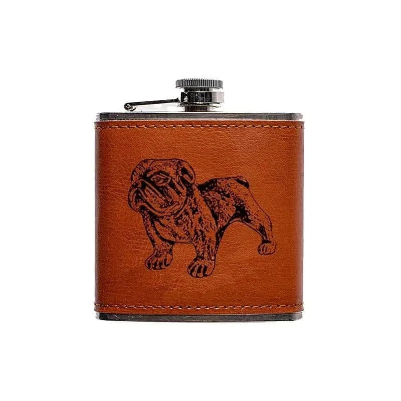 Flasque bouledogue – Cuir – Selbraehouse Scotland