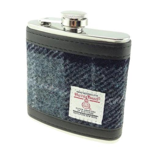 Heupfles grijs-zwart – Harris Tweed – Glen Appin of Scotland