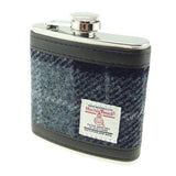 Flachmann grau-schwarz – Harris Tweed – Glen Appin of Scotland