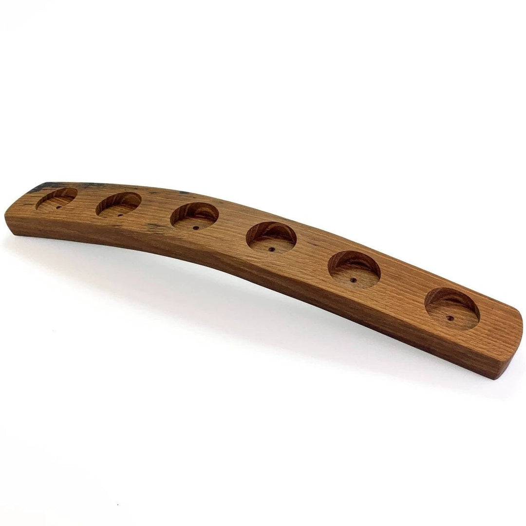 Holder made from old whisky casks for 6 whisky glasses (glasses not included) – Darach Scotland