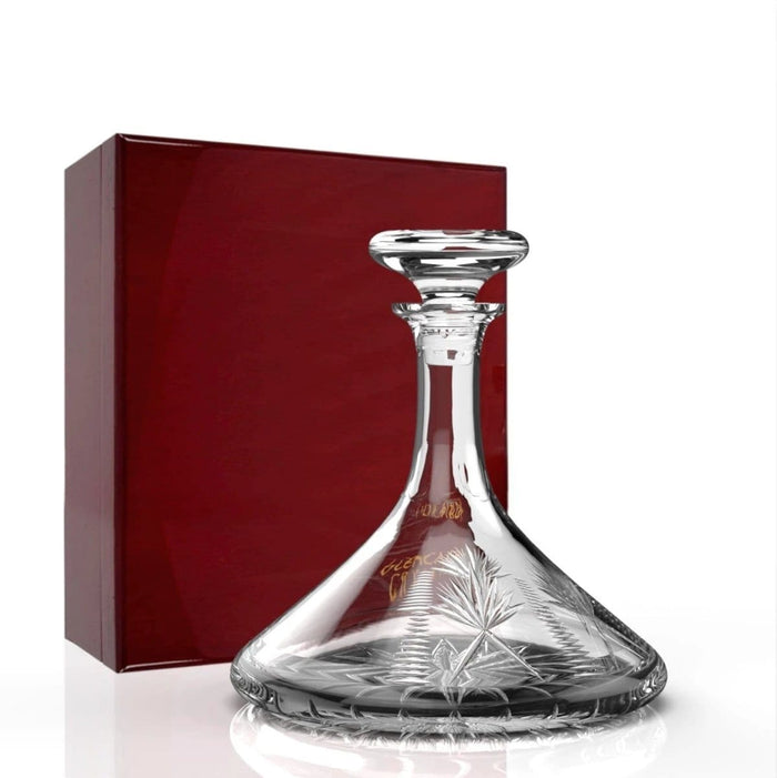 Karaf Bothwell – 1250 ml – Loodkristal – Scheepskaraf in luxe houten doos – Glencairn Crystal Scotland