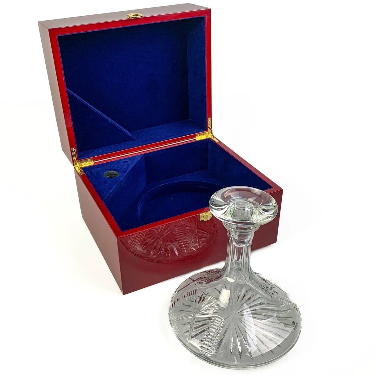 Decanter Bothwell – 1250 ml – Lead crystal – Ship's decanter in luxury wooden box – Glencairn Crystal Scotland – image 3