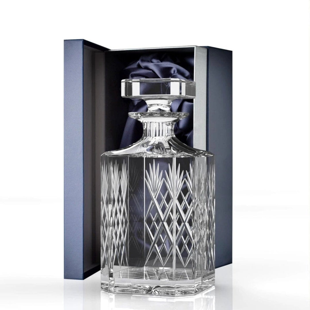 Karaffe SKYE SQUARE – Bleikristall – 750 ml – Geschenkverpackung – Glencairn Crystal Scotland