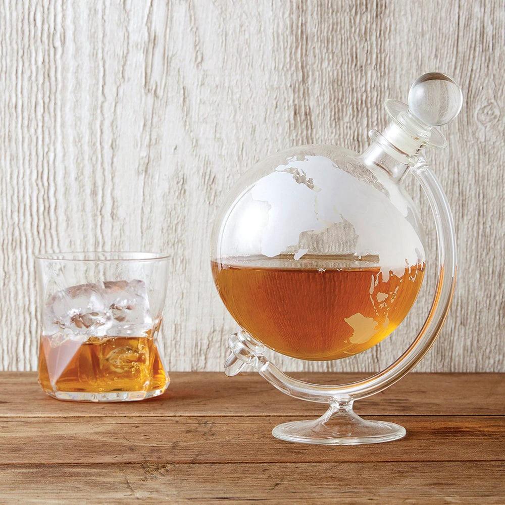 Carafe Globe terrestre – 750 ml – Faite main – Bar Originale – image 3