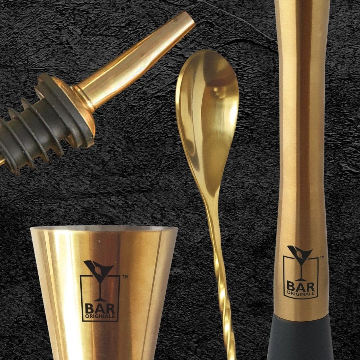 Klassisches Cocktailshaker-Set – Glas – Bar Originale – Bild 3