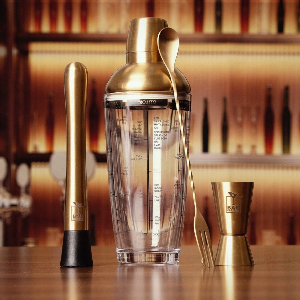 Klassieke cocktailshakerset – Glas – Bar Originale – afbeelding 2