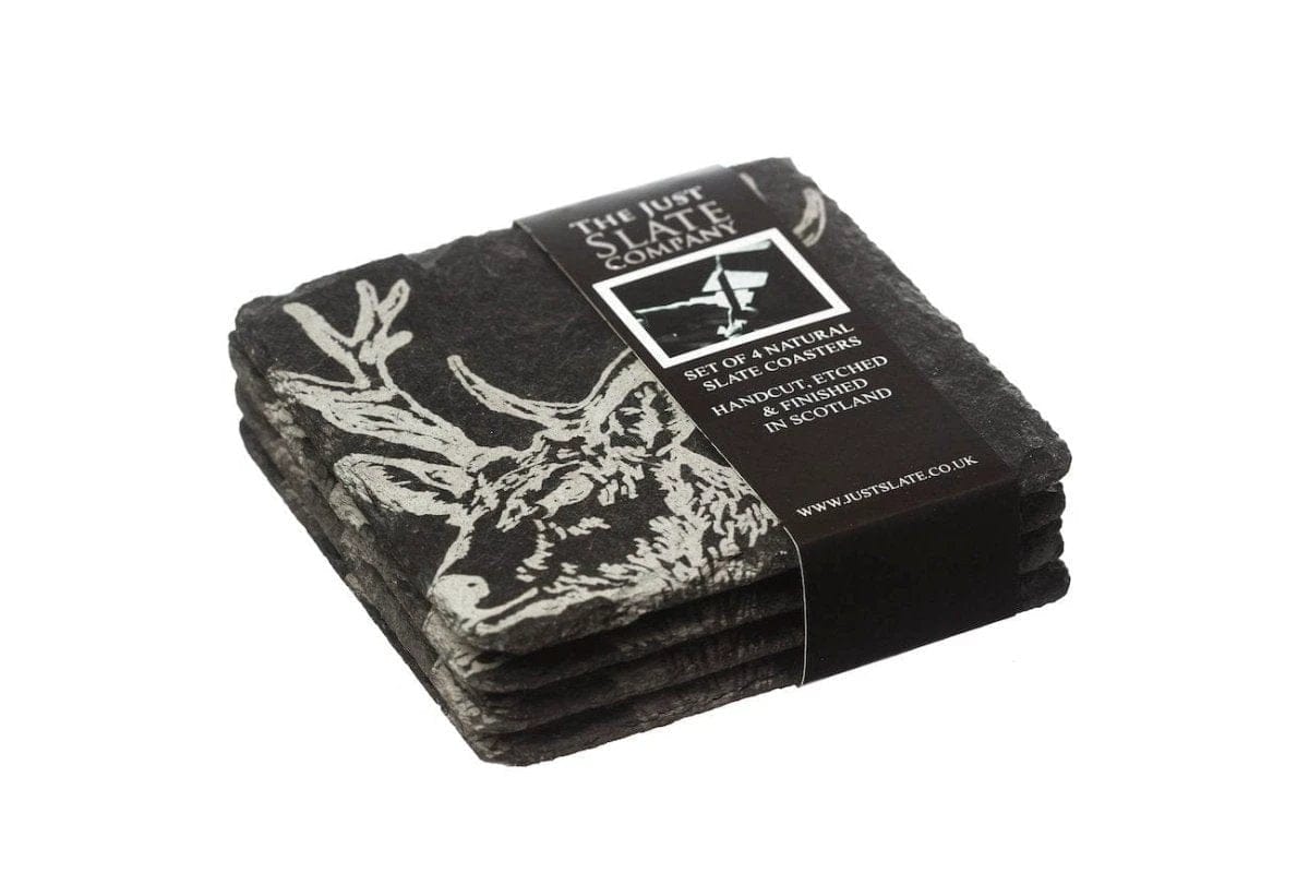 Coasters Country Animals – Engraved – Slate – Just Slate Company Scotland – image 2