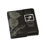 Untersetzer Distel – Graviert – Schiefer – Just Slate Company Scotland