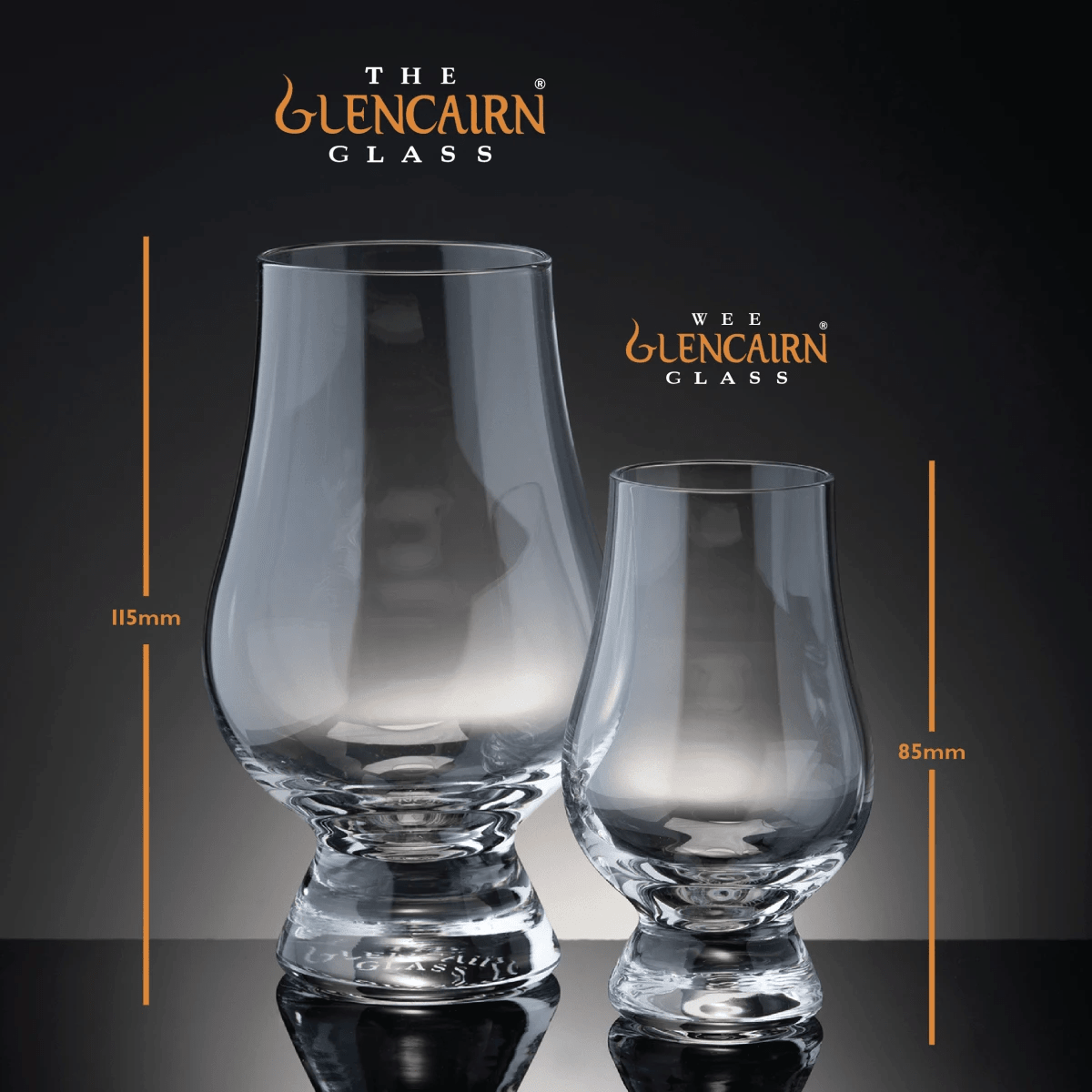 Proefglas, een zgn. Wee-whiskyglas – Glencairn Crystal Scotland – afbeelding 2