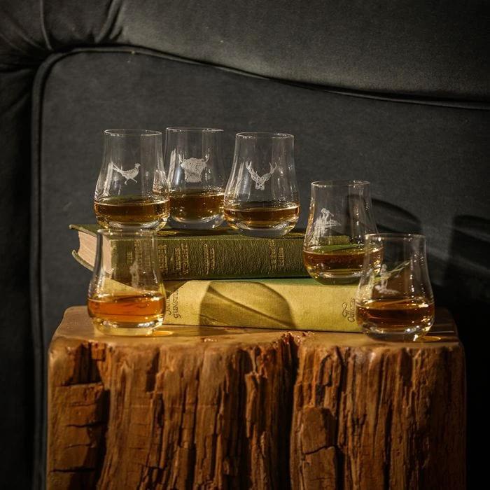 Tasting glass engraved with pheasant – Just Slate Company Scotland – image 4