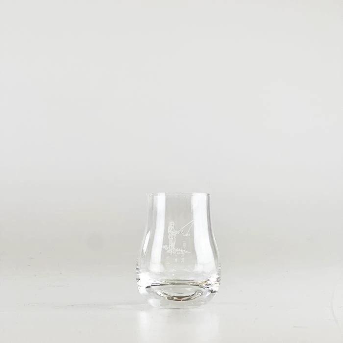 Tasting glass engraved with angling motif – Just Slate Company Scotland – image 3