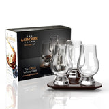 Verkostungsset Tablett mit 3 Whiskygläsern – Glencairn Crystal Scotland