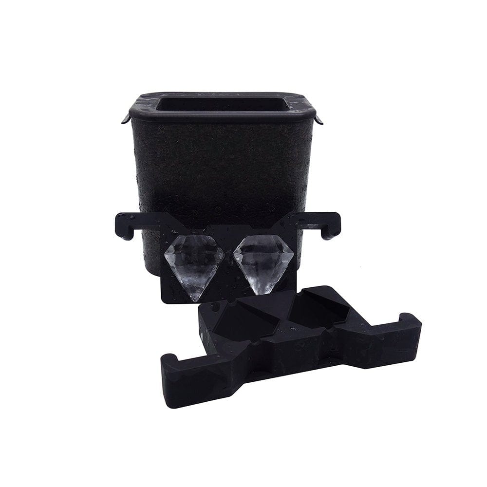 Professional Crystal Clear diamond ice mould – 2 ice cubes 5.5x5.5 cm – Mood4Whisky – image 2