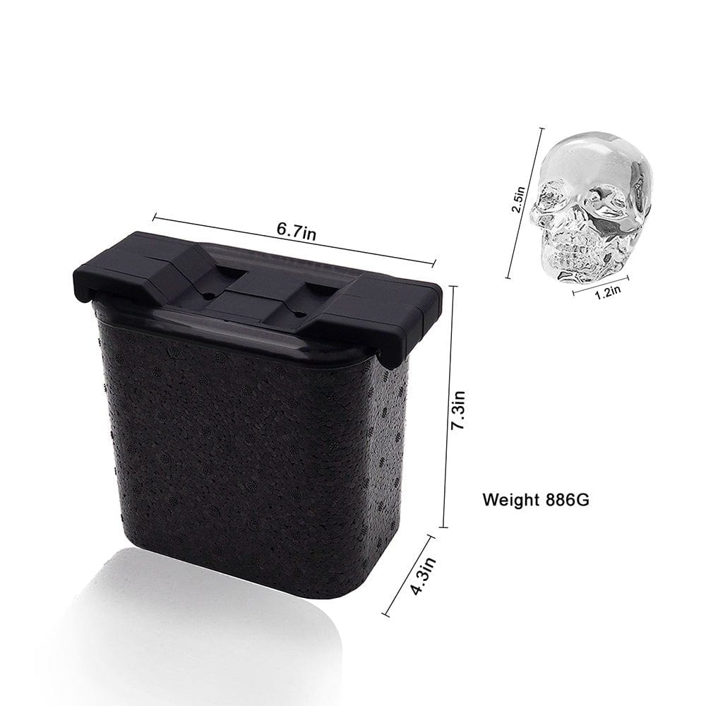 Professionelle Crystal Clear Totenkopf-Eisform – 2 Skull-Eiswürfel 5x6 cm – Mood4Whisky – Bild 5