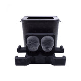 Professionelle Crystal Clear Totenkopf-Eisform – 2 Skull-Eiswürfel 5x6 cm – Mood4Whisky