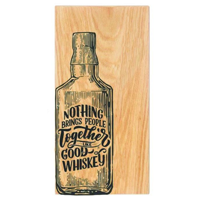 Mood4Whisky – Serving Board – Handcrafted Oak – Scottish Made – 30x15 cm - Mood4whisky