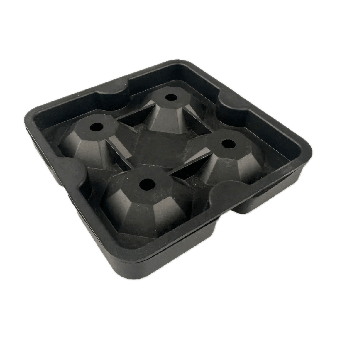 Siliconen diamant-ijsblokjesvorm – 4 ijsblokjes 4x3,5 cm BPA-vrij – Mood4Whisky – afbeelding 4