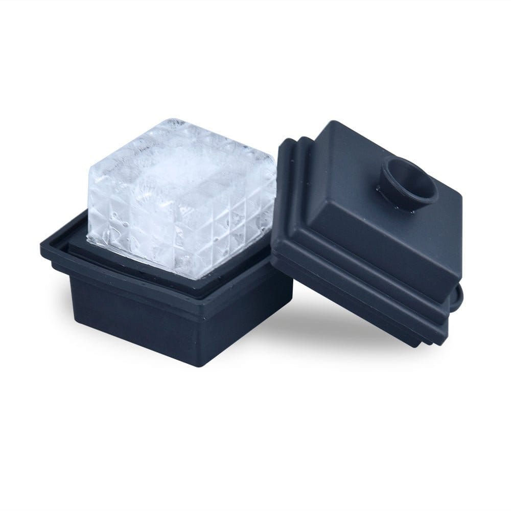 Siliconen grote vierkante ijsblokjesvorm 4,5x4,5 cm – Mood4Whisky – afbeelding 2