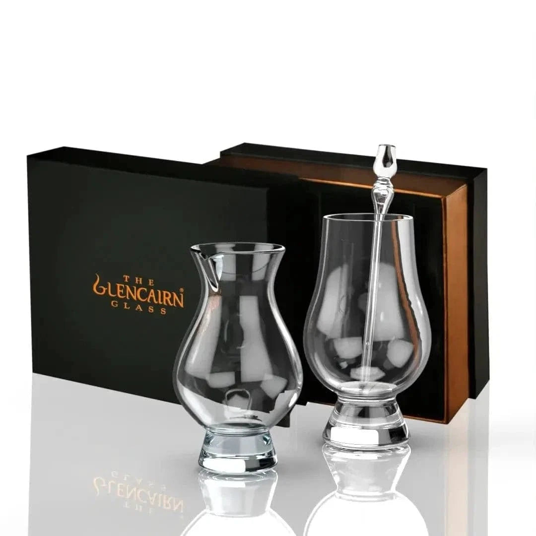 Whisky Combination Set of 1 Whisky Glass with a Small Water Jug and Pipette – Glencairn Crystal Scotland