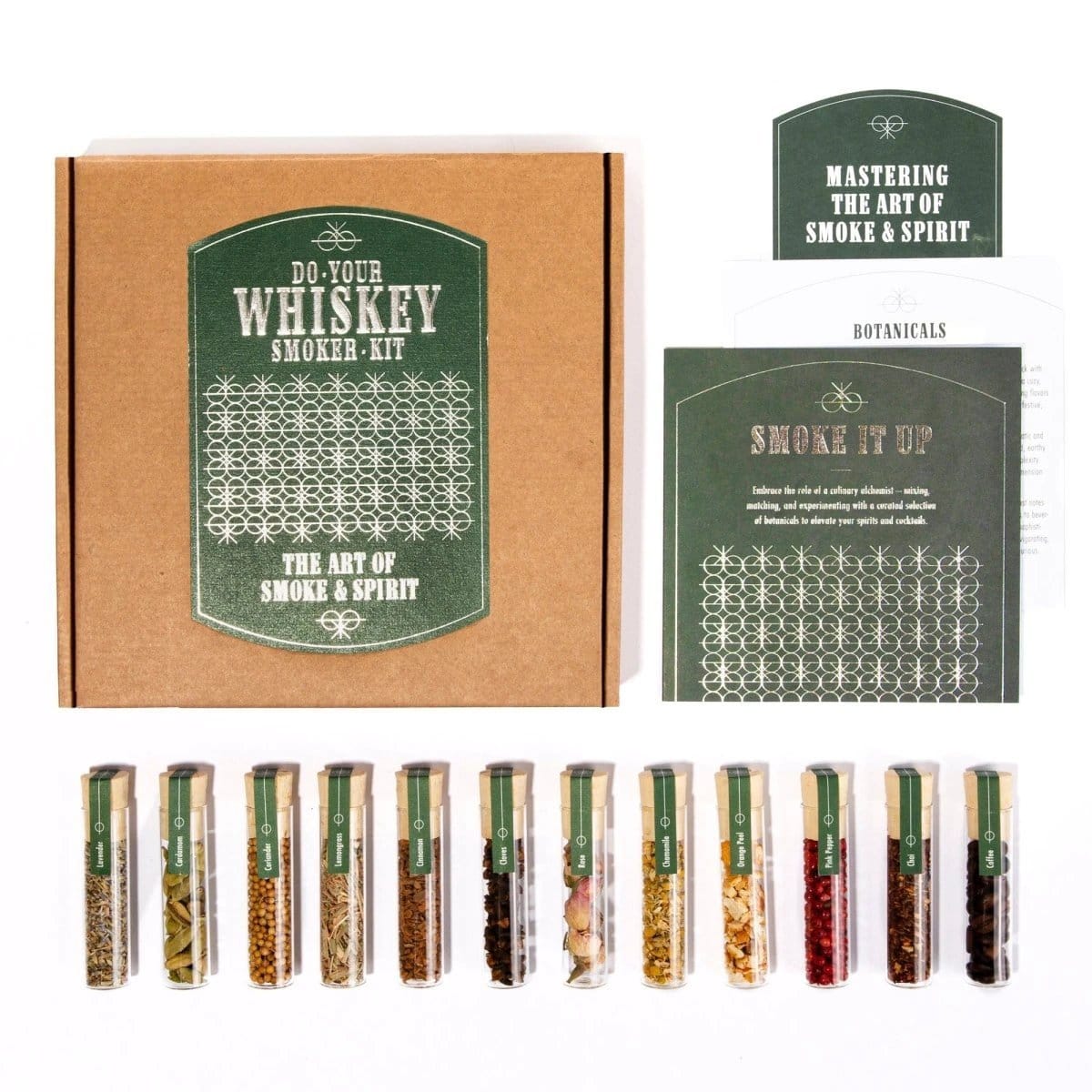 Whisky Smoker Botanical Set – Zur Verwendung mit einem Smoker – Craftly